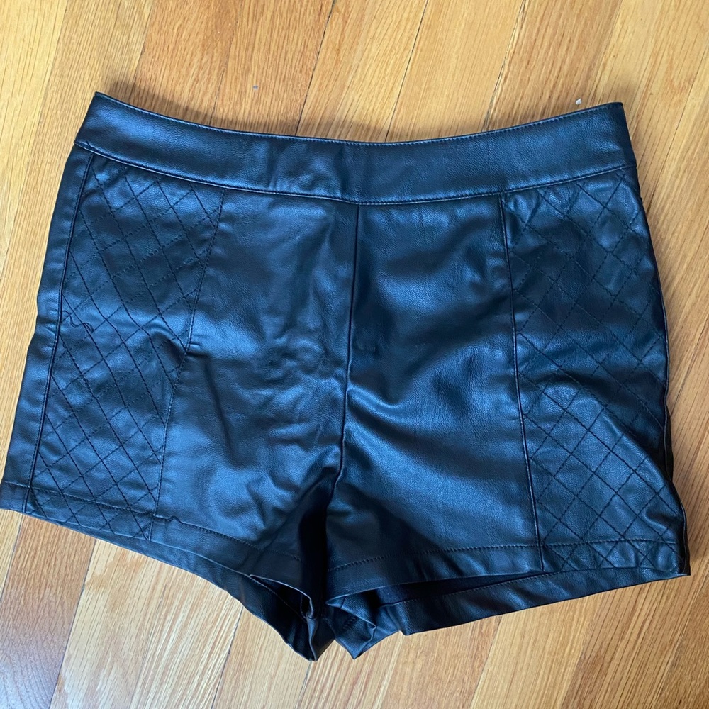 Forever 21 Leather Shorts